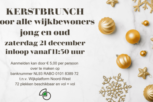 Kerstbrunch 2024 bij Wijkcentrum Den Hoender