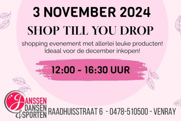 Shop till you drop bij Janssen Dansen & Sporten Venray