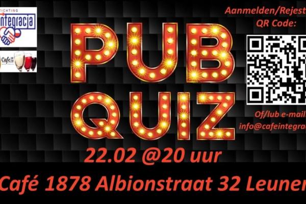 Pub Quiz met Live Muziek bij Cafe 1878 Leunen