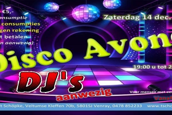 Disco avond voor mensen met een beperking Bij WOC 't Schöpke Veltum