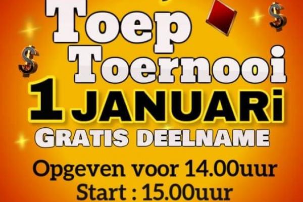 Nieuwjaars Toeptoernooi bij Cafe 1878 Leunen