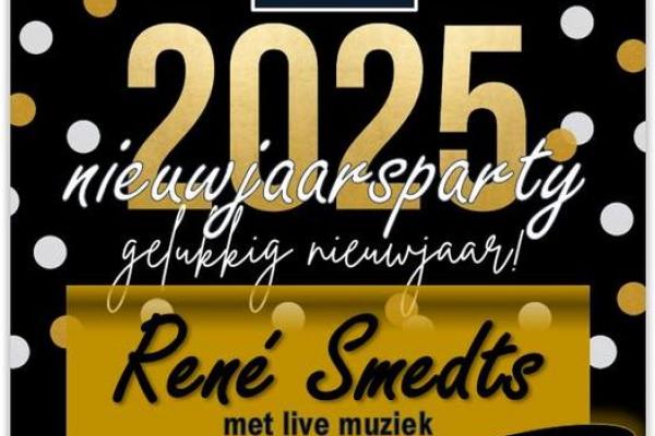 Nieuwjaarsparty met René Smedts bij Café-zaal De Gouwe Leeuw