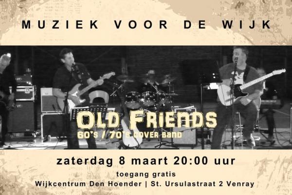 Muziek voor de Wijk met Old Friends bij Wijkcentrum Den Hoender