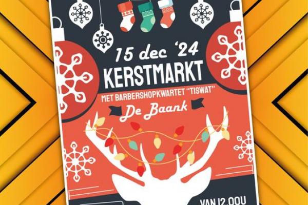 Kerstmarkt in MFC De Baank Leunen 2024